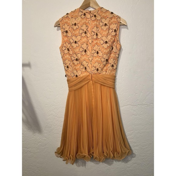 Jack Bryan Vintage 1960 Beaded Peach Toned Dress Woman's - Picture 3 of 6